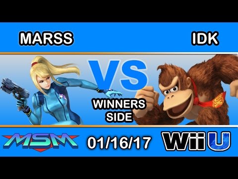 MSM 81 - DNL | Marss (Zero Suit Samus) Vs. HiD | iDK (Donkey Kong) Winners Side - Smash Wii U