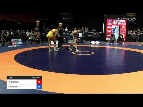 72 Kg Quarters - Kennedy Blades, Sunkist Kids Wrestling Club Vs Aury Naylor, Georgia E208