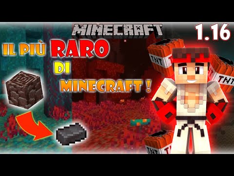 Minecraft 1.16: COME TROVARE il BLOCCO PIU' RARO di MINECRAFT !!! - Tutorial