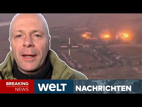 UKRAINE-KRIEG: Heftige Kämpfe an Front! Putin droht Europa! Deal mit Trump? | WELT LIVESTREAM