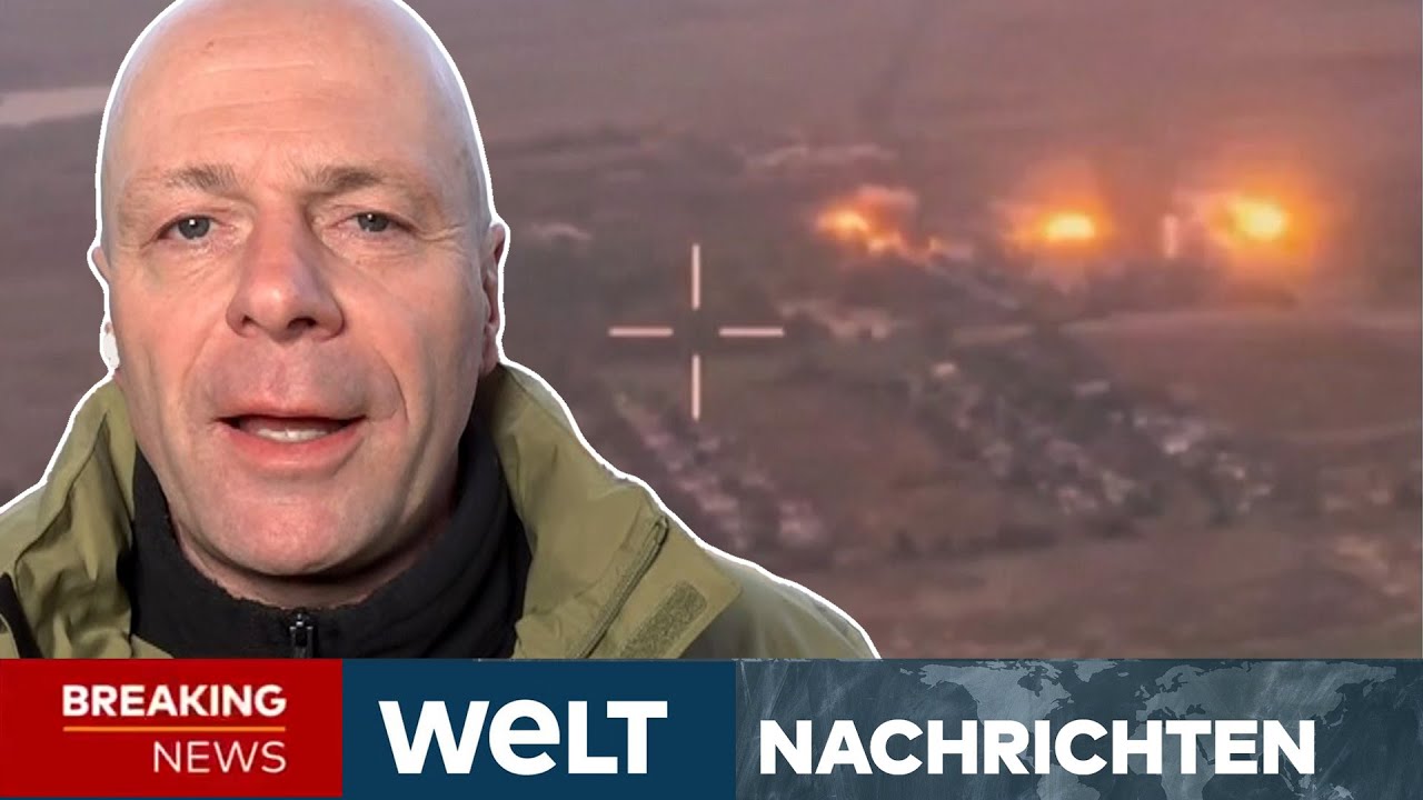UKRAINE-KRIEG: Heftige Kämpfe an Front! Putin droht Europa! Deal mit Trump? | WELT LIVESTREAM
