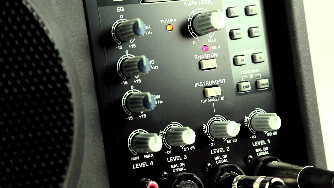 Behringer Eurolive B207MP3 Compact PA Speaker