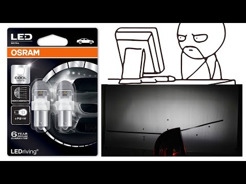 Osram Sylvania Premium LED P21W BA15s ”Upgrade Bulbs” – Test Ford Reverse Light
