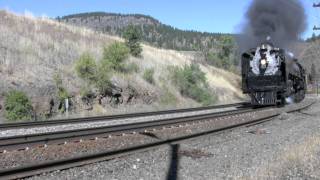preview picture of video 'UP844 West - MP286.05 - La Grande Sub, OR'