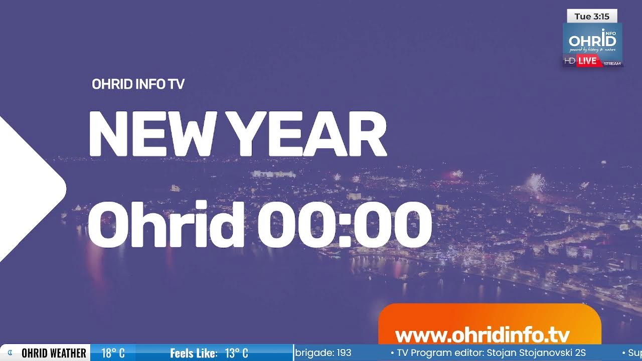 Live webcam view of Vista del lago Ohrid desde Elshani