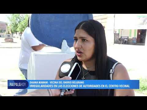 Irregularidades en las elecciones del Centro Vecinal de barrio Belgrano de Palpalá