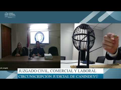 26/08/2026 -  Sorteo de Expediente del Juzgado Civil, Comercial y Laboral de Curuguaty