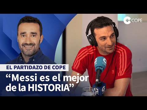 Entrevista a Scaloni, en El Partidazo: "Maradona fue genial, pero Messi es el mejor de la historia"