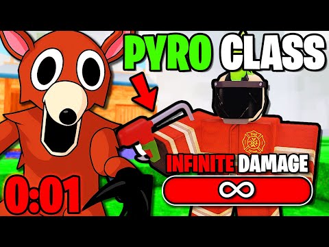 I Used The OP Pyromaniac CLASS To Survive 99 Nights In The Forest!