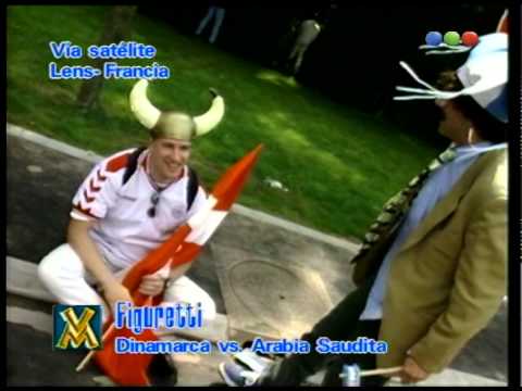 Figuretti, Dinamarca Vs Arabia Saudita, Daneses - Videomatch 98