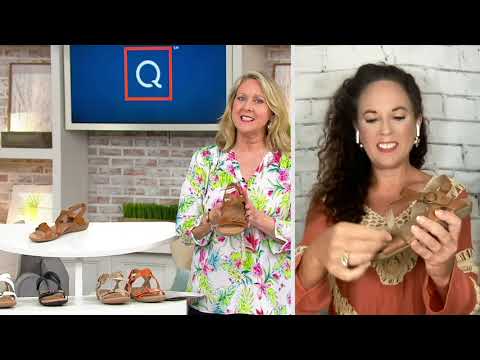 Earth Origins Adjustable Strap Sandals - Beck on QVC