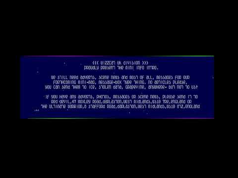 Commodore Amiga demo: Wizzcat - Mini Info Intro (1991)