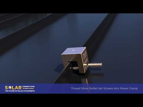 Proper stand and seam metal  roof solar attachment