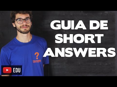 Short Answers / Respostas curtas em inglês - Aula de Inglês #126