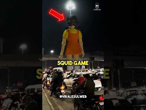 BAMBOLA DI SQUID GAME GIGANTE 😱 #shorts
