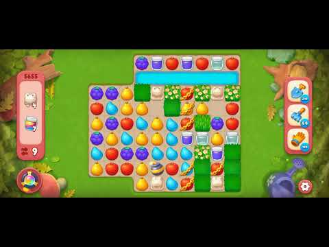 Gardenscapes Level 5655 [Hard Level] #androidgameplay #viralvideo  #games #gamer #gardenscapesgamepl