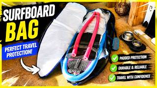How To Pack Your Surfboard Bag & Surfboard For Airline Travel So You Don't Get Dings or Damage!