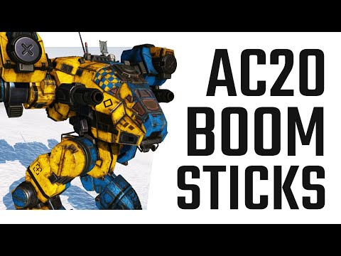 Double AC20 Boomstick Catapult Build - Mechwarrior Online The Daily Dose #1379