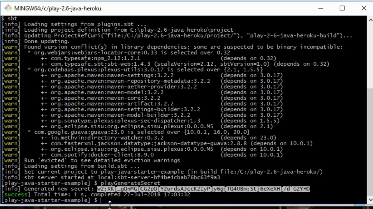 Play Framework (Java) Deploy to Heroku
