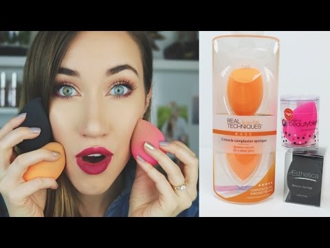 Real Techniques Miracle Complexion Sponge Applicator moterims, 4 vnt video