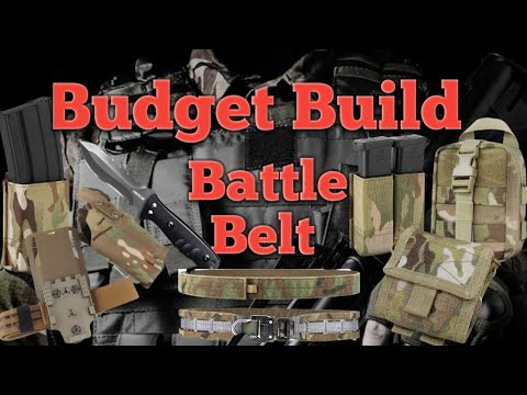 BUDGET BUILD Battle Belt |PETAC GEAR Multicam Tactical Belt w/ Tegris|