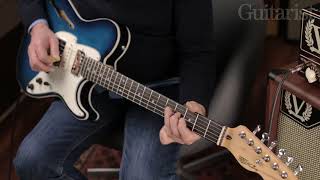 Video thumbnail for Fret-King 'Black Label' Country Squire Semitone Special Demo by Guitarist