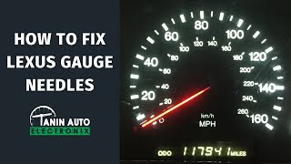 Install Lexus V3 Needle Boards | DIY Fix & Upgrade Instrument Cluster Gauge Needle LED Lights | TAE