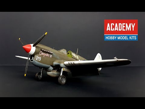 Curtiss P-40N Kittyhawk PART 4. Painting, Masking, Decaling and Weathering