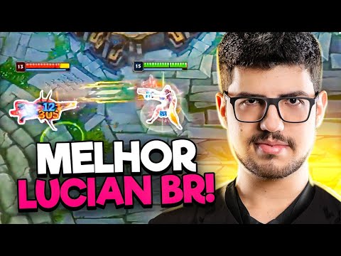 O MELHOR LUCIAN TOP DO BRASIL! DUO COM BRUCER! (LOL)