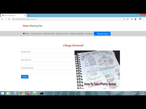 18 Python Django Project | Notes Sharing Site | Hindi
