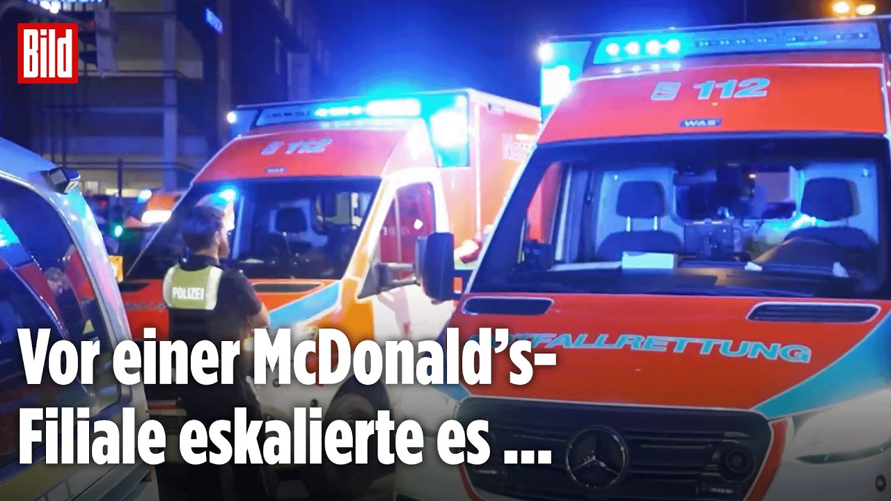 Prügelei vor McDonald’s: Wegen einer Liebesbeziehung eskalierte es zwischen mehreren Familien