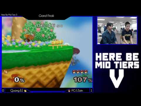 HBMT5 Grand Finals Quang(Fox,Ice Climbers) vs Zain(Marth, Fox)