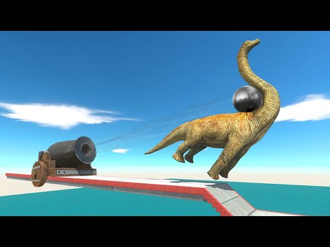 Cannon Downhill - Animal Revolt Battle Simulator