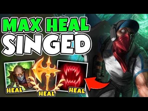 #1 SINGED NA GOES MAX HEAL SINGED! HEAL FOR THOUSANDS OF HP (CONQUEROR) - League of Legends