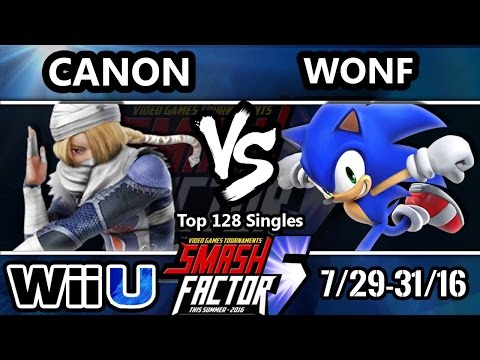 SF5 Smash 4 - KBT | Canon (Sheik) Vs. CS | W0nf (Sonic) SSB4 Top 128 - Smash Wii U