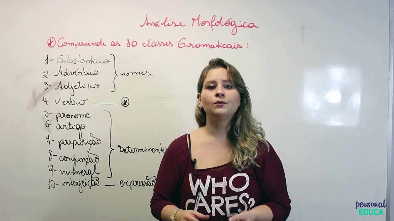 ANÁLISE MORFOLÓGICA - parte 1