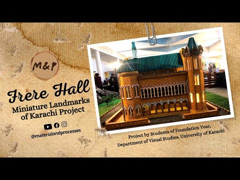 Frere Hall | Miniature Landmarks of Karachi | Materials & Processes