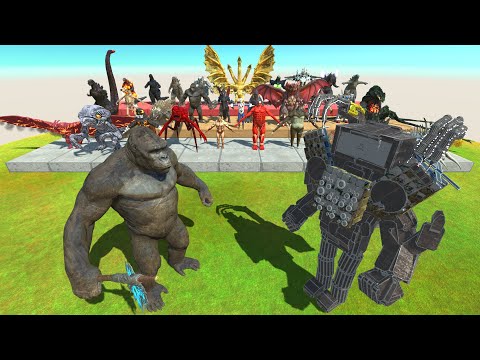 1vs1 TVman Titan VS Kaiju Monster - Animal Revolt Battle Simulator