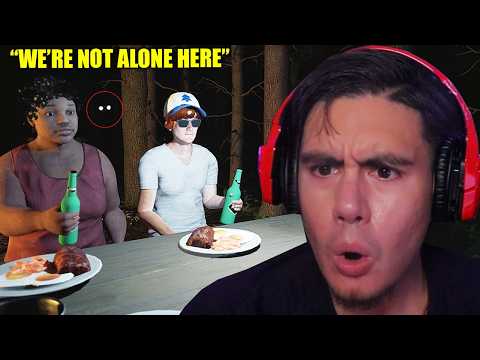 I WENT CAMPING WITH MY FRIENDS IN THE WOODS BUT SOMETHINGS IN THE DARK STALKING US..