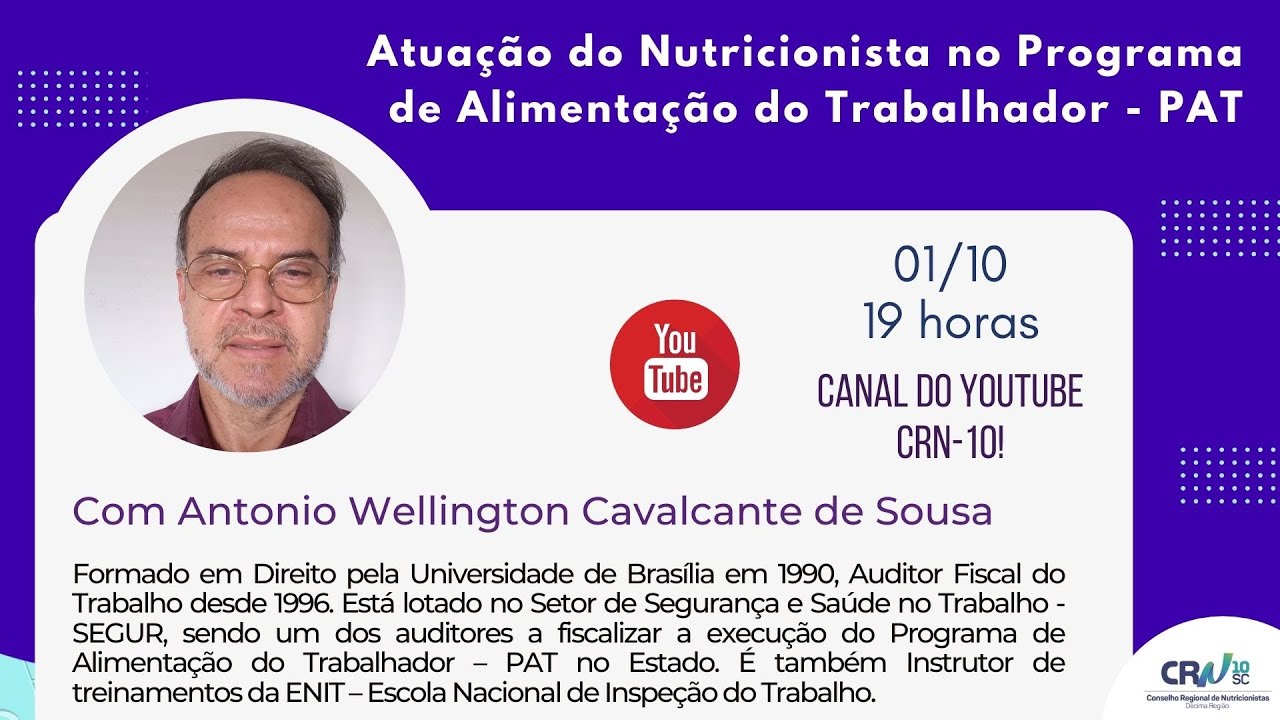 PARTE 1 - Atuação do Nutricionista no Programa de Alimentação do Trabalhador – PAT