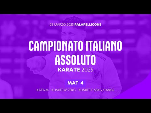 🥋 Karate 👉 Campionato Italiano Assoluto 2025 🟢 Day 1 ➡️ Tatami 4
