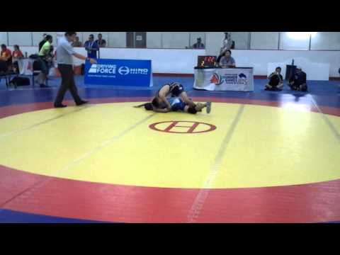 2015 Western Canada Summer Games 46 kg Gold Jordan Wong AB vs Akashdeep Sund BC
