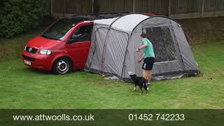 Vango Faros Awning Pitching & Packing Video (Real Time)