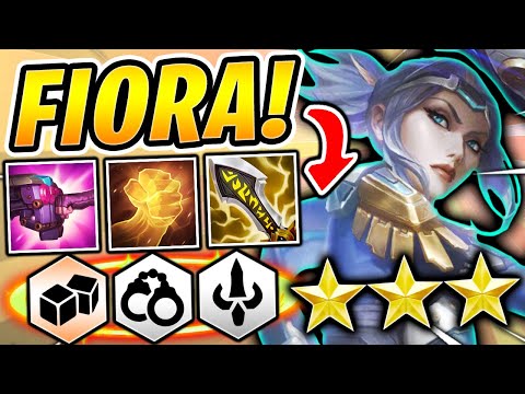 The 100% CRIT ⭐⭐⭐ FIORA! - TFT SET 6 Guide Teamfight Tactics BEST Comps Meta Ranked Build Strategy