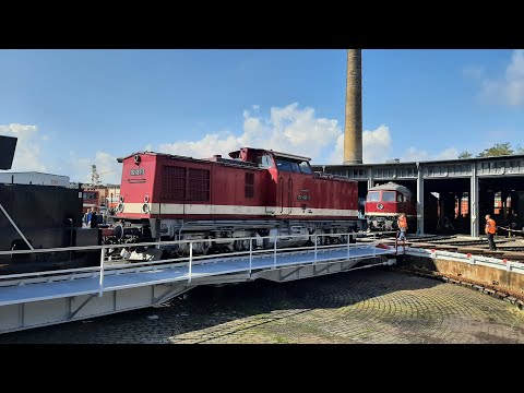 Eisenbahnfest Bw Halle (Saale) / Großes Familienfest im DB Museum Halle (Saale), (26.08.2023)