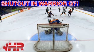Shutout in Warrior G7 RTL gear! Blades beer league hockey goalie GoPro