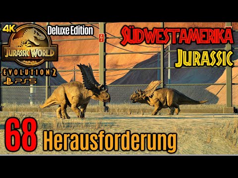 Jurassic World Evolution 2: Herausforderung #68 • Südwestamerika [Jurassic] • Wilde Saurier fangen
