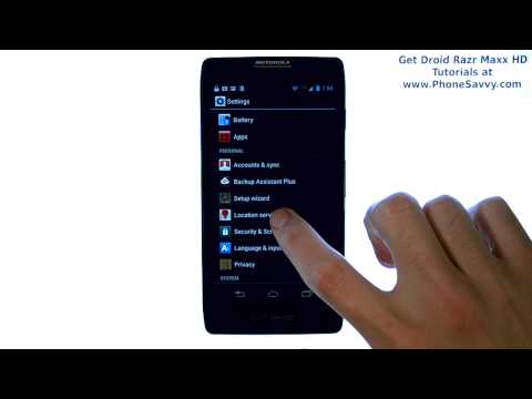 Motorola Droid Razr Maxx HD - How Do I Disable GPS
