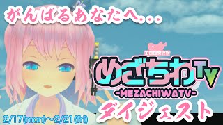 【忙しい人の為の】めざちわTV ダイジェスト 02/17～02/21
