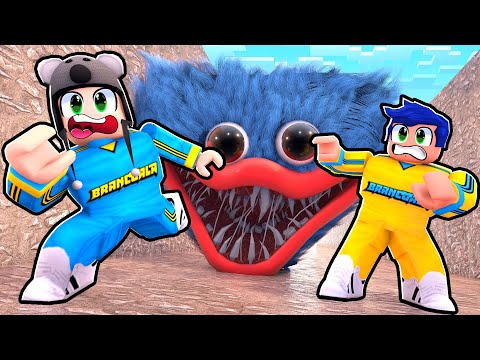 BEWARE OF HUGGY WUGGY'S GIANT HEADS IN ROBLOX ESCAPE POPPY PLAYTIME - Brancoala Games